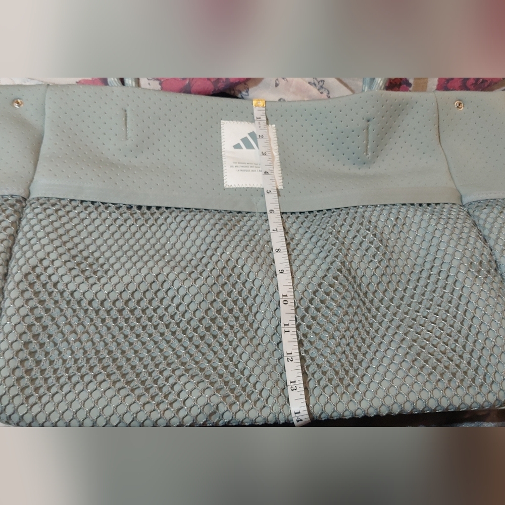 adidas Light Gray Mesh Tote Bag - Picture 12 of 13